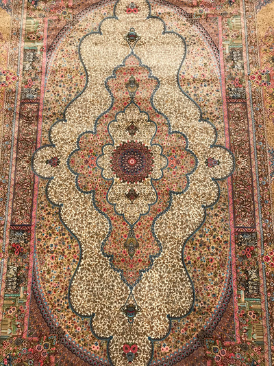 Persian Fine Tabriz Jamshdi Power Loom Silk 5x7