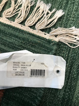 India Killim Hand Woven Wool 6x9