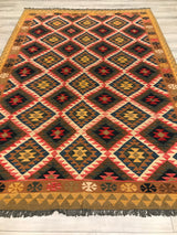 Afghanistan Killim Hand Woven Wool 6x9