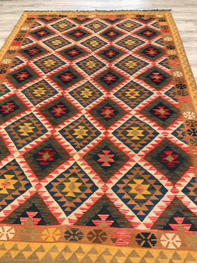 Afghanistan Killim Hand Woven Wool 6x9