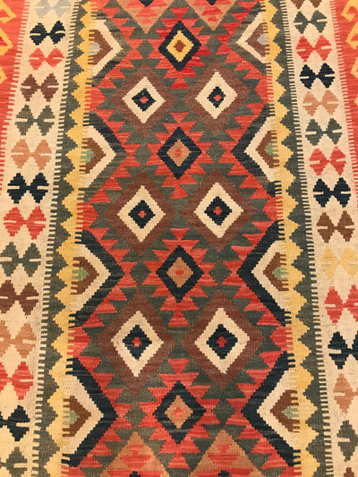 Afghanistan Killim Hand Woven Wool 5x7