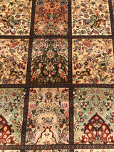 Persian Tabriz Hand Knotted Wool 9x12