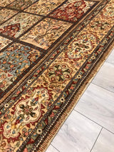 Persian Tabriz Hand Knotted Wool 9x12