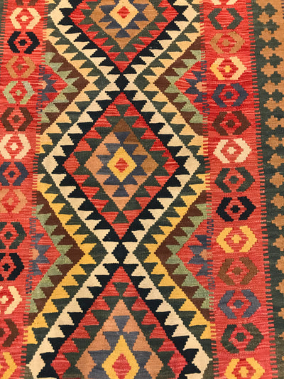 Afghanistan Killim Hand Woven Wool 5x8