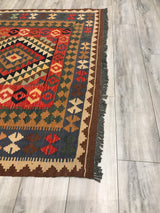 Afghanistan Killim Hand Woven Wool 5x8