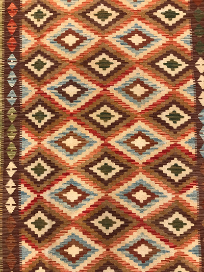 Afghanistan Killim Hand Woven Wool 5x8