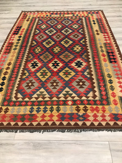 Afghanistan Killim Hand Woven Wool 6x9