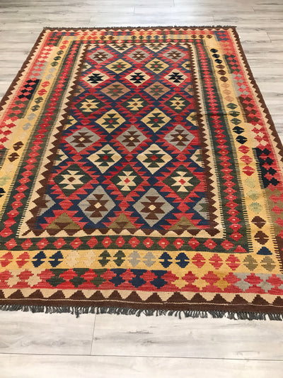 Afghanistan Killim Hand Woven Wool 6x9