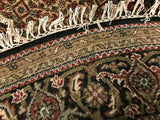 India Tabriz Mahi Hand Knotted Wool & Silk 7x7