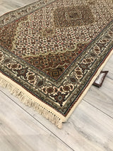 India Tabriz Mahi Hand Knotted Wool & Silk 3x6