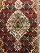 India Tabriz Mahi Hand Knotted Wool & Silk 3x5