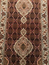 India Tabriz Mahi Hand Knotted Wool 3x7