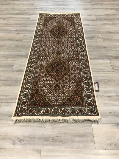 India Tabriz Mahi Hand Knotted Wool 3x7