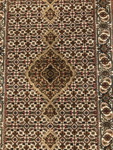 India Tabriz Mahi Hand Knotted Wool & Silk 3x8