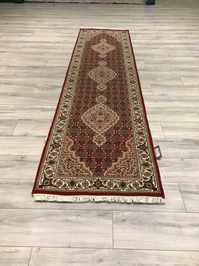 India Tabriz Mahi Hand Knotted Wool & Silk 3x10