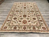 India Ziegler Hand Knotted Wool 6x9