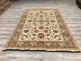 India Ziegler Hand Knotted Wool 6x9