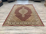 India Tabriz Mahi Hand Knotted Wool & Silk 6x9