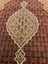 India Tabriz Mahi Hand Knotted Wool & Silk 6x9