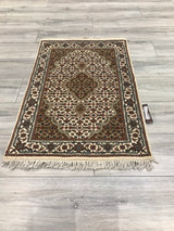 India Tabriz Mahi Hand Knotted Wool 2x3