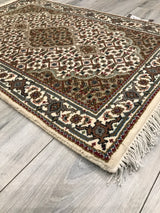 India Tabriz Mahi Hand Knotted Wool 2x3