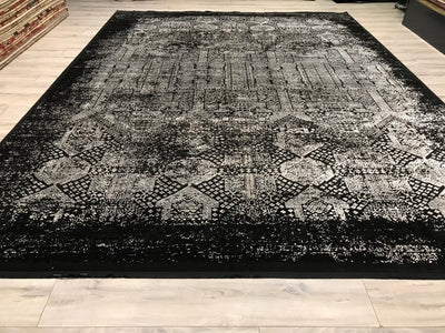 Turkish Fine Black Power Loom 10x13