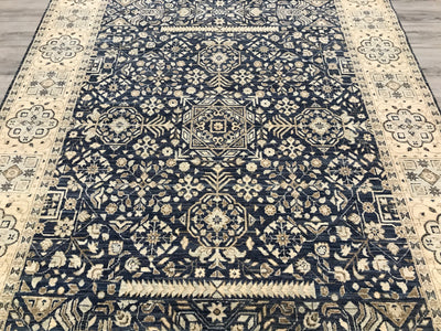 India Mamluk Hand Knotted Wool 6x9