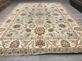 India Ziegler Hand Knotted Wool 10x14