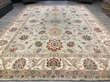 India Ziegler Hand Knotted Wool 10x14