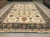 India Ziegler Hand Knotted Wool 10x14