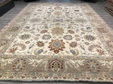 India Ziegler Hand Knotted Wool 10x14