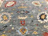 India Oushak Hand Knotted Wool 9x12