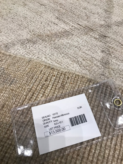 Pakistan Morocco Hand Knotted Wool 8x10