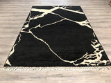 Pakistan Modern Gabeh Hand Knotted Wool 6x8