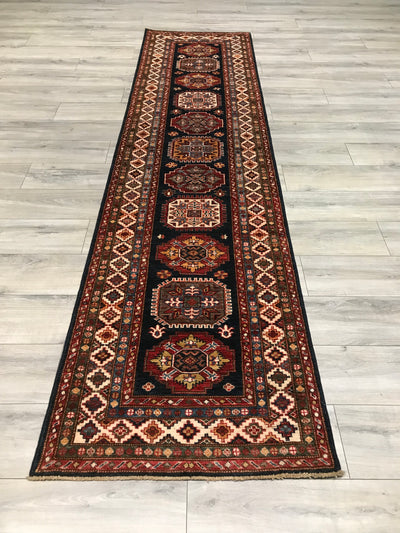 Pakistan Super Kazak Hand Knotted Wool 3x10