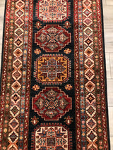 Pakistan Super Kazak Hand Knotted Wool 3x10