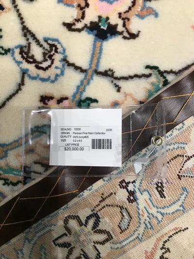 Persian Nain Hand Knotted Wool 5x8