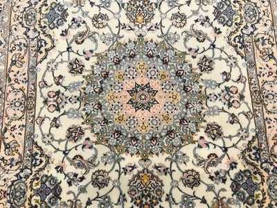 Persia Nain Hand Knotted Wool & Silk 5x8