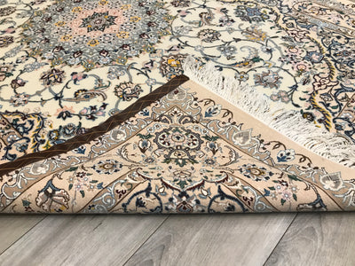 Persia Nain Hand Knotted Wool & Silk 5x8