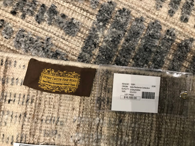 India Modern Morocco Hand Knotted Wool 9x12