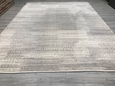 India Modern Morocco Collection Hand Knotted Wool 9x12