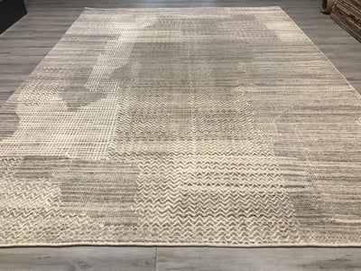 India Modern Morocco Collection Hand Knotted Wool 9x12