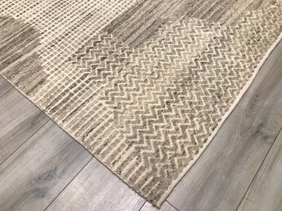 India Modern Morocco Collection Hand Knotted Wool 9x12