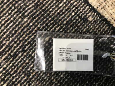 India Modern Morocco Hand Knotted Wool 8x10