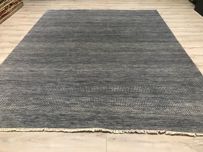 India Modern Grass Hand Knotted Wool 8x10