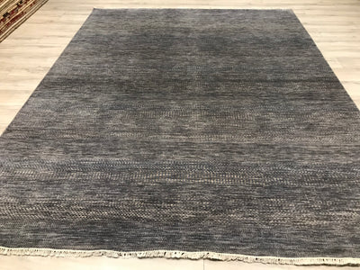 India Modern Grass Hand Knotted Wool 8x10