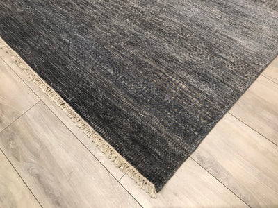 India Modern Grass Hand Knotted Wool 8x10