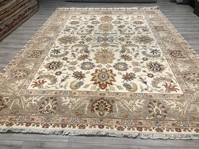 India Ziegler SultanAbad Hand Knotted Wool 9x12