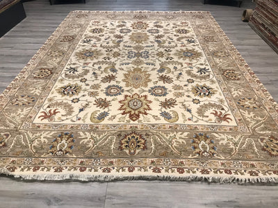 India Ziegler SultanAbad Hand Knotted Wool 9x12