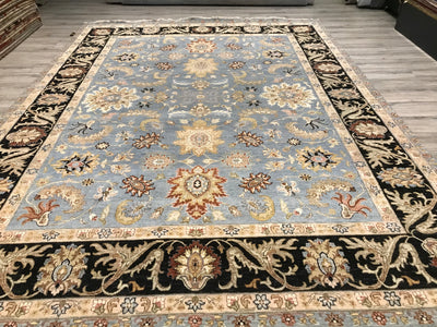 India Ziegler SultanAbad Hand Knotted Wool 9x12